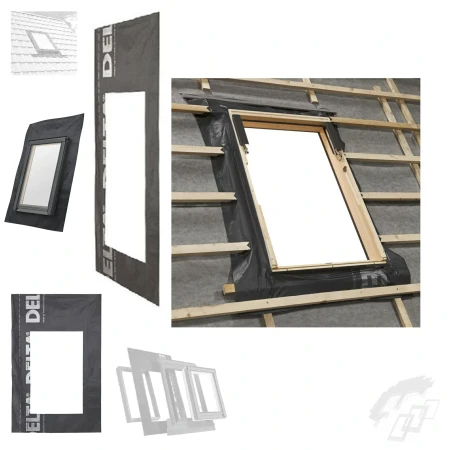 Dakea Rooflite RUC Anschlussschürze für 100-%ige Wasserdichtigkeit rund um Ihr Fenster aus reißfestem Polyester, für den fachgerechten Einbau von Dachfenstern_1_ e-roofline.de.webp