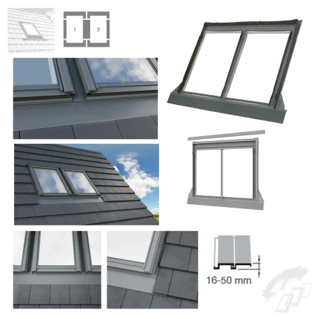 ROOFLITE+ FCX Kombi-Eindeckrahmen für Hochprofiliert Falzziegel_ e-roofline.de.webp