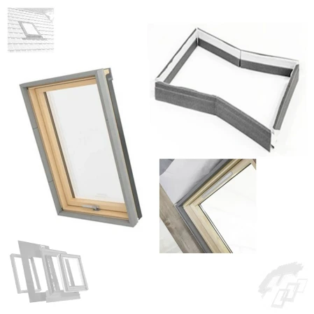 Dakea Rooflite IFC IFCS Isolierschaumkragen (IFC) zur Abdichtung des Zwischenraumes zwischen Fenster und Sparren (für SOLID- und TRIO-Fenster) Isolierband _2_ e-roofline.de.webp