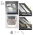 RoofLITE+ MUA -Hitzeschutzrollo Für VELUX® Fenster entwickelt, Material in Schwarz RAL 4260, Das Gehäuse ist in der gleichen RAL 7043 _1_ e-roofline.de.webp