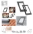 VELUX EDB 1000 Einzel-Eindeckrahmen, für flache Eindeckmaterialien,  inkl. Anschlussschürze BFX _e-roofline.de-new.webp