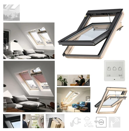 VELUX GLL 106421 elektrisch - Fernbedienung Schwingfenster aus Holz, Uw=1,0, ENERGIE Verglasung, Neue Generation 2026, Smarthome-kompatibel-new.webp