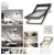 VELUX GLL 106421 elektrisch - Fernbedienung Schwingfenster aus Holz, Uw=1,0, ENERGIE Verglasung, Neue Generation 2026, Smarthome-kompatibel-new.webp