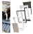 ROTO Designo EDZ Rx200 Einzel-Eindeckrahmen Standard, Für profilierte Dachpfannen und -ziegel bis ca. 5 cm Höhe, Keramik- und Wellbetondachziegel, mit Wärmedämmung _1 _e-roofline.de-new.webp