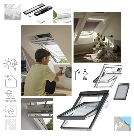 VELUX GLU 006430 Solar - Fernbedienung Schwingfenster aus Kunststoff, Uw=1,0 , ENERGIE Verglasung, Neue KOMFORT PLUS 2026 _1_ e-roofline.de.webp