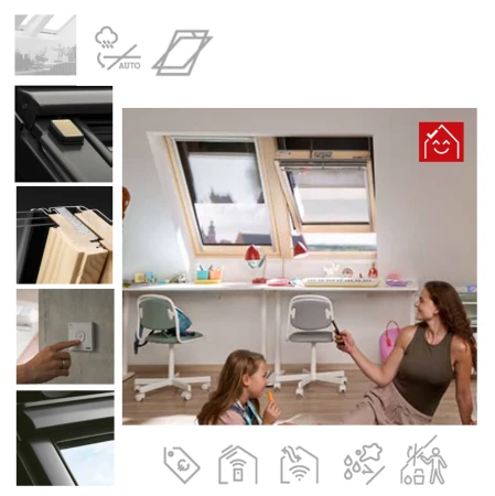 VELUX GLL 1064 21 Elektro-Nachrüst-Motor KMG Bestehend aus Fenstermotor, Regensensor und Funk-Wandschalter _ e-roofline.de.webp