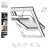 VELUX GLU 006421 elektrisch - Fernbedienung Schwingfenster aus Kunststoff, Uw=1,0 , Energiesparende Dreifachverglasung, Neue KOMFORT PLUS 2026 _e-roofline.de.webp