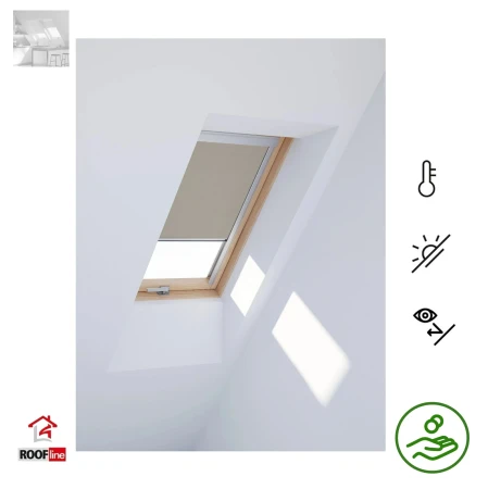 Dakea_Blackout_Blind_DUA_Sand farbe_ e-roofline.de.webp