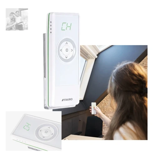 Zum Produkt FAKRO ZRT Z-Wave-Thermostat, Sensor: Steuern Sie bis zu 5 Geräte, aufgeteilt in 2 Temperatur- und 2 Feuchtigkeitsgruppen *