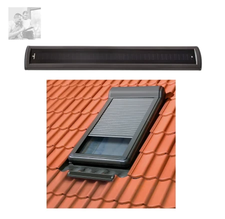 FAKRO ZID Z-Wave Solar-Sonnenlichtsensor. Steuert bis zu 10 Geräte und reguliert automatisch Rollläden und Markisen_e-roofline.de.webp