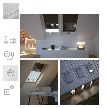 Dakea RoofLITE+ Solar Rollläden SSR,  Aluminium-Rolllade, Sonnenschutz, idealen Hitzeschutz Rollo, Dunkelgraues Aluminium, inkl. Funk-Wandschalter, RAL 7043 _3_e-roofline.de.webp