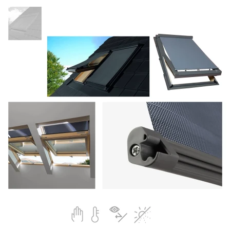 Fakro Netzmarkisen AMZ 090 Komfort M Manuell I Preisgruppe Hitzeschutz-Markize RAL 7022 Kassette, Sonnenschutzmarkisen RAL 7022  _1_e-roofline.png