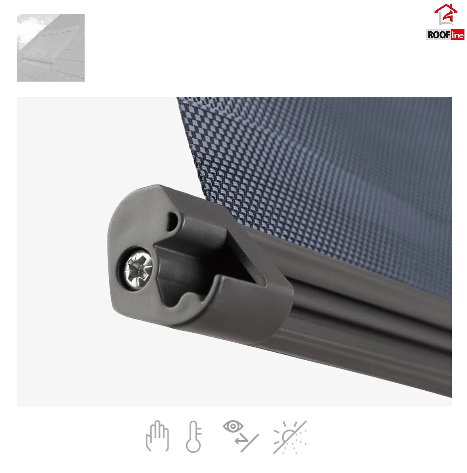 Fakro Netzmarkisen AMZ 090 Komfort M Manuell I Preisgruppe Hitzeschutz-Markize RAL 7022 Kassette, Sonnenschutzmarkisen RAL 7022  _2_e-roofline.jpg