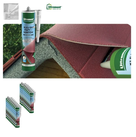 ULTRAMENT Dach- und Schindelkleber – eine bituminöse, faserverstärkte Masse zum Verkleben von bituminösen Dachbeschichtungen und bitumenbasierten  multipack_ e-roofline.de.webp