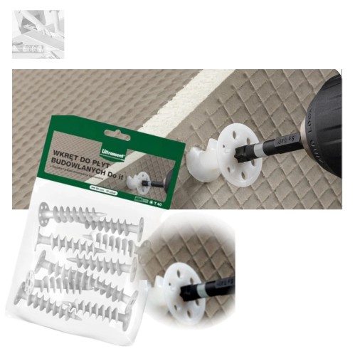 Zum Produkt ULTRAMENT „Do it“ Bauplattenschrauben für XPS-Plattenverbindungen, Schraube für Do it *