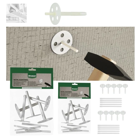 Ultrament Schlagdübel 10 Stk. Do it, mechanische Befestigung und Fixierung von Bauplatten XPS 1_ e-roofline.de.jpg
