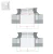 FAKRO Aufsetzkranz XRDA unter dem Fenster montiert, Erhöht den Fensterwinkel um 3 oder 5 Grad _2_e-roofline.de.webp