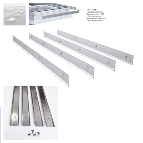 Zum Produkt  DAKEA / RoofLITE+ FAF Befestigung für Fenster der Reihen FRE und FRF Flachdachfenster, Dachmaterial-Befestigungsschiene *
