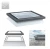 DAKEA RoofLITE+ Azure Fest verglaste Flachdachfenster mit Flach-glas Oberelement _2_e-roofline.de-new.webp