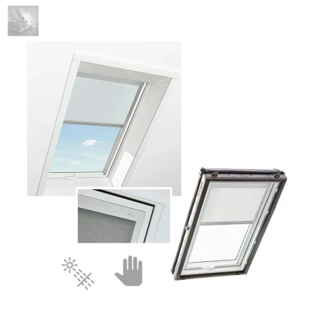 Roto Designo Tageslichtrollo ZRE M Manuell Innen Lichtdurchlässige Stoffe mit Standardmaß, Schienen Alu natur or Alu Weiß _ e-roofline.de.webp
