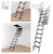 FAKRO Scherentreppe Metall LSF U = 1,8 Wm2K, Längenverstellbare Leiter zur Anpassung an die Raumhöhe, Feuerbeständige Luke _6_e-roofline.de.webp