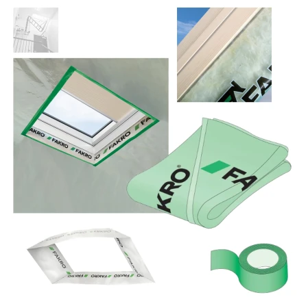 FAKRO XDS-D Dampfsperrschürze , schnelle Lösung für eine dichte Verbindung der Dampfsperre mit dem FAKRO Flachdach-Fenster_0_e-roofline.de.jpg