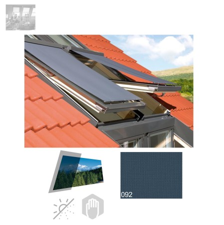 Fakro Netzmarkisen AMZ 092 M Manuell II Preisgruppe Hitzeschutz-Markize RAL 7022 Kassette, Sonnenschutzmarkisen _ e-roofline.de.jpg