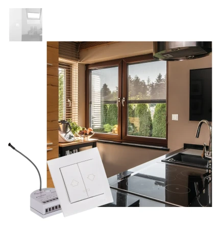 FAKRO Wandschalter ZWK1 Z-Wave-Steuerung 230VAC 50 Hz, Steuert bis zu 231 Geräte in einer Gruppe _3_e-roofline.de.webp