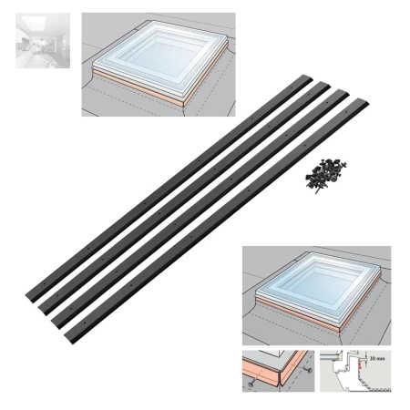 VELUX Kappleisten-Set ZZZ 210U, Profile zur Befestigung der Dachabdeckung am Fenster für Flachdach-Fenster CVU CFU CXU_0_e-roofline.de.jpg