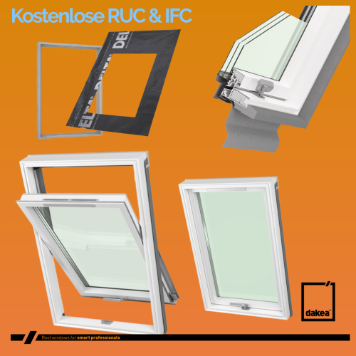 Zum Produkt DAKEA Dachfenster Ultima Energy PVC Schwingfenster, Krypton - Dreifach verglastes, KEP B1800, Uw=1,0, Einscheiben-Sicherheitsglas, energieeffizient und wartungsarm, Boden griff, Kunststoff-Fenster, Rw=38dB #