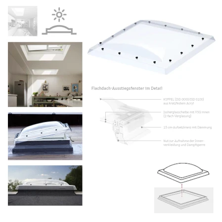 VELUX ISD 0010 Oberelement KUPPEL, Klare Polycarbonatkuppel, Flachdach-Fenster CVP,CFP kompatibel _1_e-roofline.de.jpg
