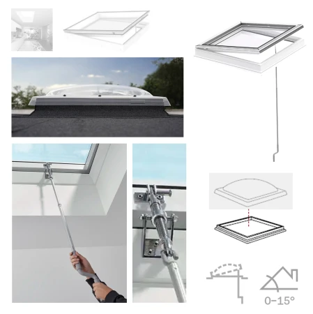VELUX Flachdach-Fenster CVP 0073U Manuell zu öffnendes Fenster, Uw 0,80, Basiselement _1_e-roofline.de.jpg