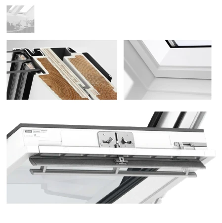 VELUX Dachfenster GLU 0064 manuelles Schwingfenster, 3-fach, Uw=1,0, obere Öffnungssystem, Weiß, VELUX Kunststoff-Fenster, Polyurethan obere Öffnungssystem, Weiß, VELUX Kunststoff _2_e-roofline.jpg