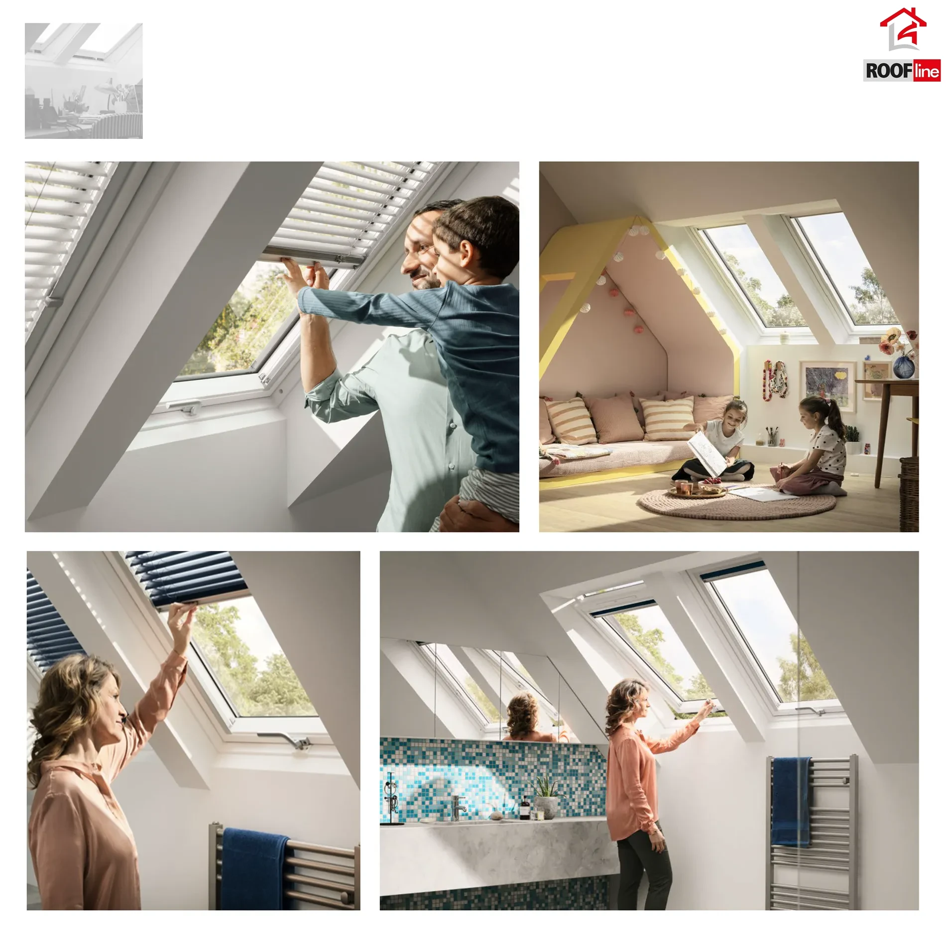VELUX Dachfenster GLU manuelles Schwingfenster, Boden griff, Weiß, VELUX Kunststoff-Fenster_1_e-roofline.webp