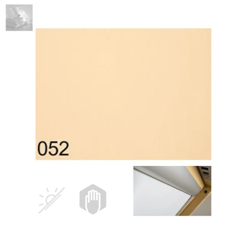 Fakro Dachfenster Verdunkelungsrollo ARF  Innen dekorativen Stoff 052 055 051 255 265  I Preisgruppe mit Standardmaß, Dunkelheit, Kompatibel mit OptiLight 052_ e-roofline.de.webp