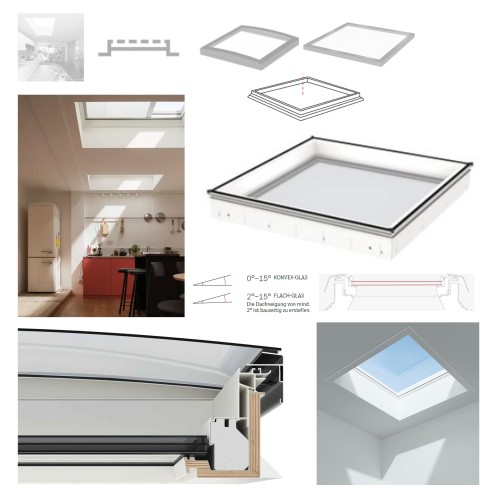 Zum Produkt  VELUX Flachdach-Fenster CFU 0020Q feststehendes, 2-fach-Verglasung, Festverglastes Fenster, Basiselement / Festsockel, Urc, ref 300: 0,6 (W/m²K) #_ 