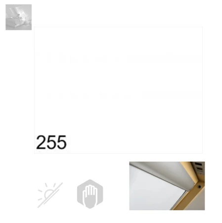 Fakro Dachfenster Verdunkelungsrollo ARF  Innen dekorativen Stoff 052 055 051 255 265  I Preisgruppe mit Standardmaß, Dunkelheit, Kompatibel mit OptiLight 255_ e-roofline.de.webp