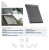 Velux Dachfenster - Rollläden SML 0000 Elektro Außenrollladen Aluminium-Rolllade, Sonnenschutz, idealen Hitzeschutz, Dunkelgraues Aluminium, inkl. Funk-Wandschalter _1_ e-roofline.de.webp