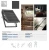 VELUX Hitzeschutz-Markisette Verdunkelung SSS für Dachfenster Sicht- und Sonnenschutz, Solar-Hitzeschutzmarkise,  INTEGRA®, Dunkelgraues Aluminium_2_ e-roofline.de.webp