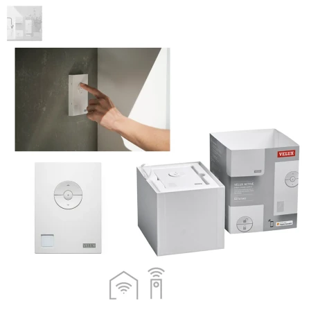 VELUX KLA 300 Zusätzlicher Raumklima-Sensor VELUX Active Raumklimasensor CO2, Feuchtigkeit, Temperatur _1_ e-roofline.de.webp