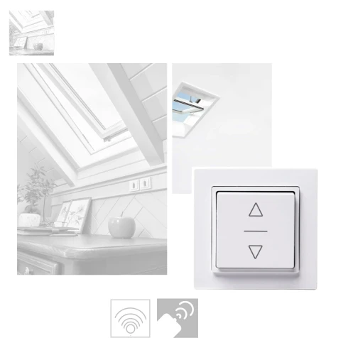 Zum Produkt ROTO Schalter ZEL STG STF  Schalter 24V 230 AC/50 Hz, Steuerung von Tronic-Fenstern und elektrischen Antrieben, Schalter Elektro *