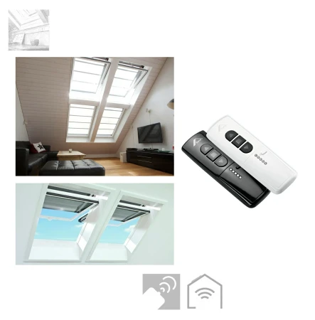 Roto Fernbedienung Handsender ZEL STG HS5S G2 Funk, 5-Kanal,  zur Ansteuerung von bis zu 5 Gruppen_ e-roofline.de.webp