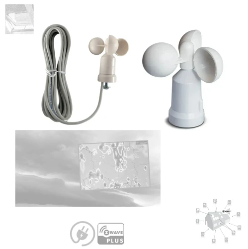 Zum Produkt Fakro Windsensor ZWD, Wettermodule, Windsensor sorgt in Zusammenarbeit mit dem ZWMP-Wettermodul, Steuerung von Z-Wave-Geräten, Überwachung der Windgeschwindigkeit *