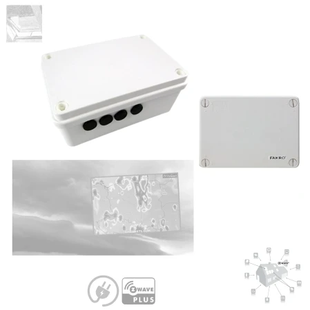 Fakro Wettermodul ZWMP, ist ein Wettermodul, das Z-Wave-Geräte so steuert, Funktioniert mit Sensoren Unterstützt Regen- (ZRD), Wind- (ZWD) und Rauchsensoren (ZFD)_e-roofline.de.webp