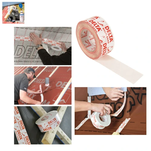 Zum Produkt DÖRKEN DELTA-MULTI-BAND® 100 mm x 25m / Sammelverpackung 10 Stück / Universelles und hochalterungsbeständiges Klebeband zur Verklebung und Reparatur *