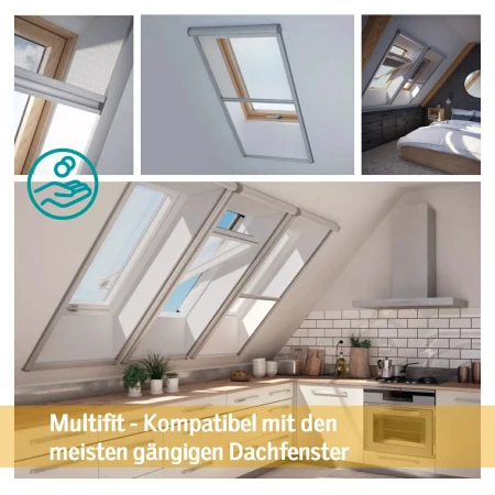 Insektenschutzrollos ZIA Fliegengitter &amp; Insektenschutz für Dachfenster, Anbringen des Moskitonetzes am Innenfutter_ e-roofline.de (1).webp