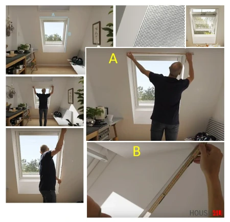 Insektenschutzrollos ZIA Fliegengitter &amp; Insektenschutz für Dachfenster, Anbringen des Moskitonetzes am Innenfutter_ e-roofline.de (2).webp