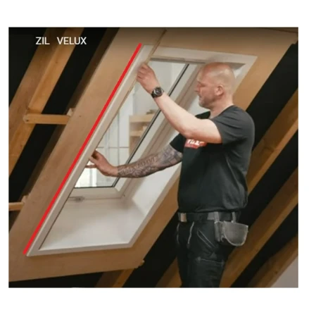 Insektenschutzrollos ZIA Fliegengitter &amp; Insektenschutz für Dachfenster, Anbringen des Moskitonetzes am Innenfutter_ e-roofline.de (4).webp