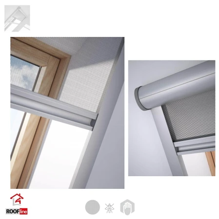 Insektenschutzrollos ZIA Insektenschutzgitter fur Dachfenster Fliegengitter Insektenschutz fur Dachfenster_3_ e-roofline.de.webp
