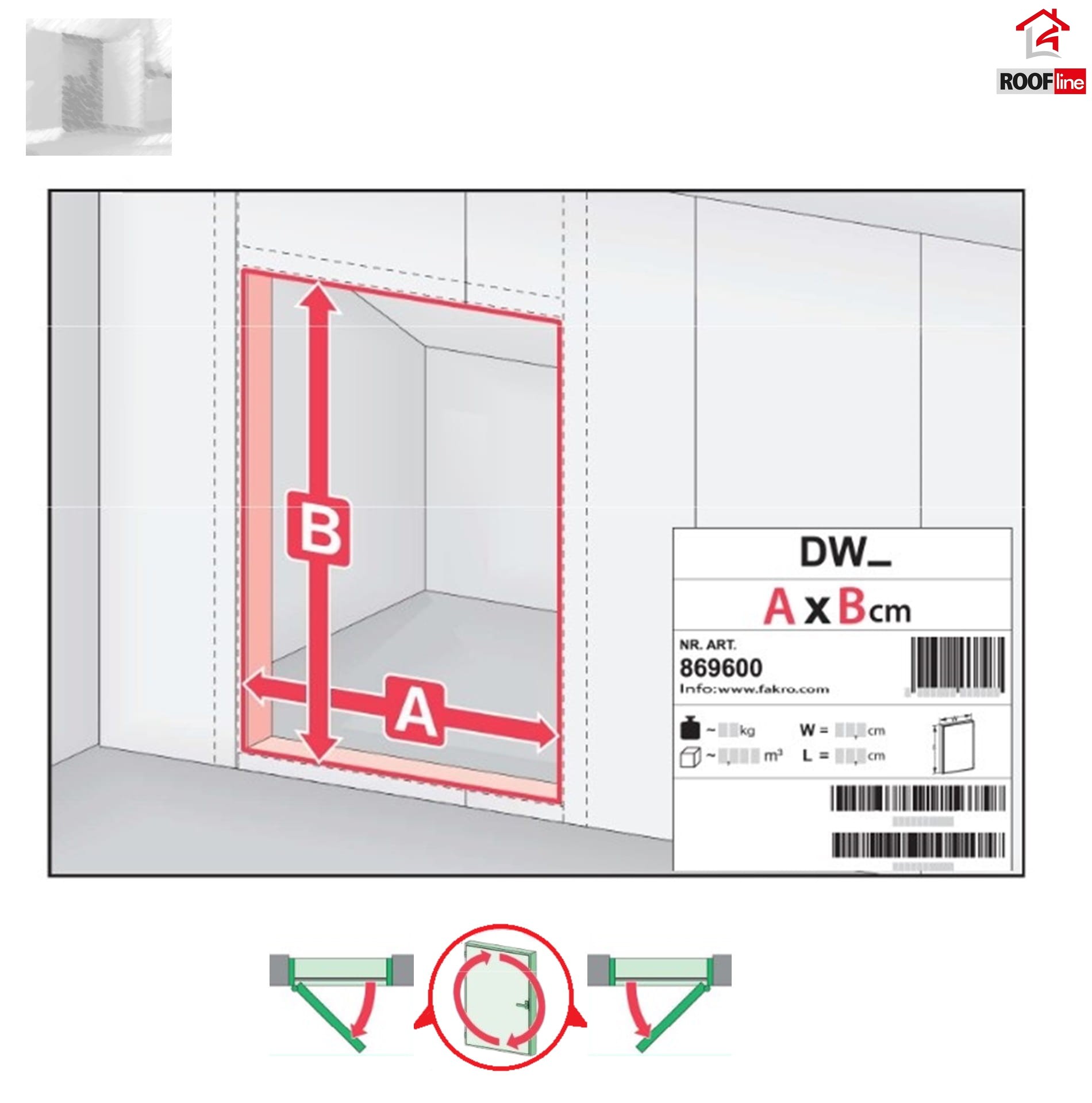 KRO Kniestocktür DWK 50x80 Weißer HDF-Platte_1_ e-roofline.de.jpg